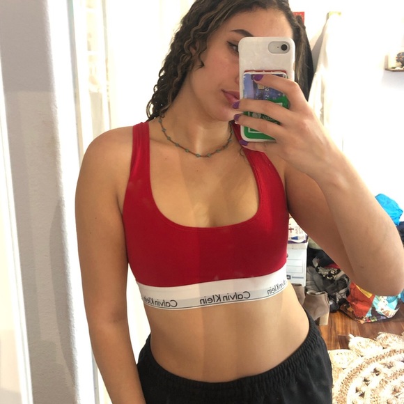 Red Calvin Klein Bra - Picture 2 of 4